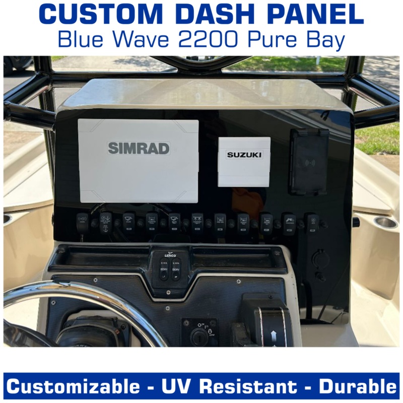 Dash Panel | Center Console | Blue Wave 2200 Pure Bay Dash Panel (Blank)