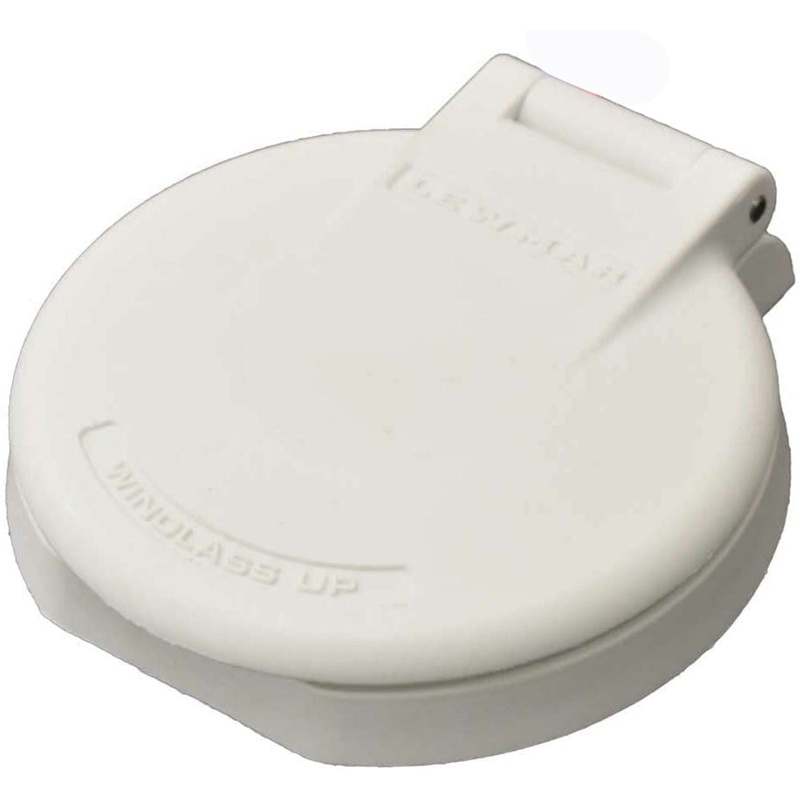 Lewmar Deck Foot Switch – Windlass Up – White Plastic