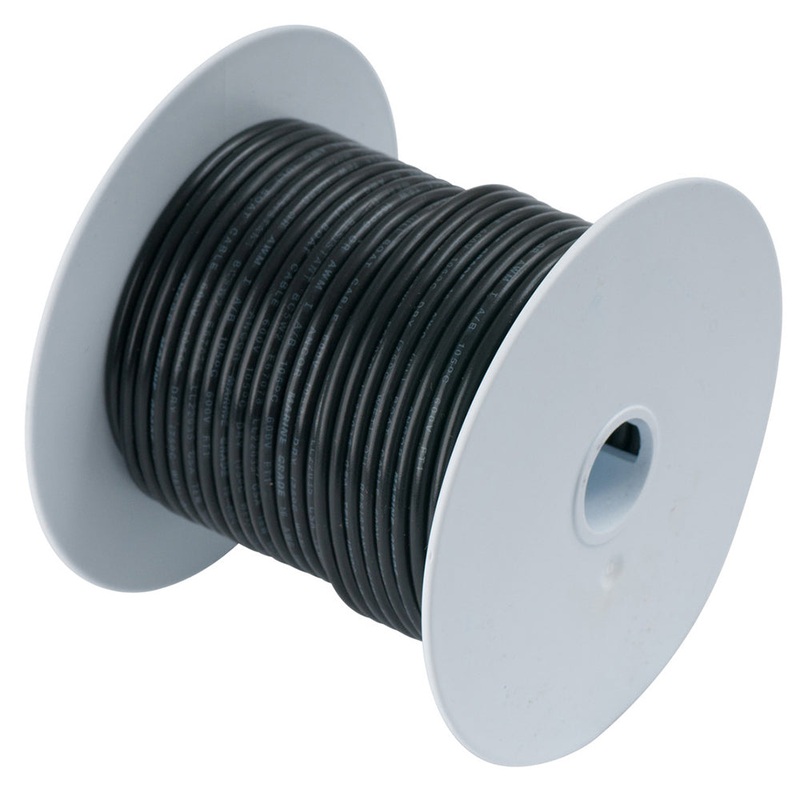 Ancor Black 14AWG Tinned Copper Wire – 18′ [184003]